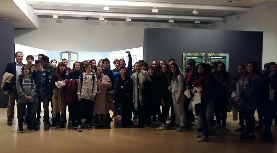 Les classes de 4ème à l'exposition "Van Gogh Alive"