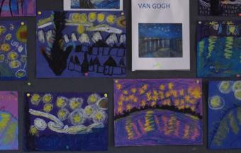 Les classes de CP du LFHED à l'étude du peintre Van Gogh-4