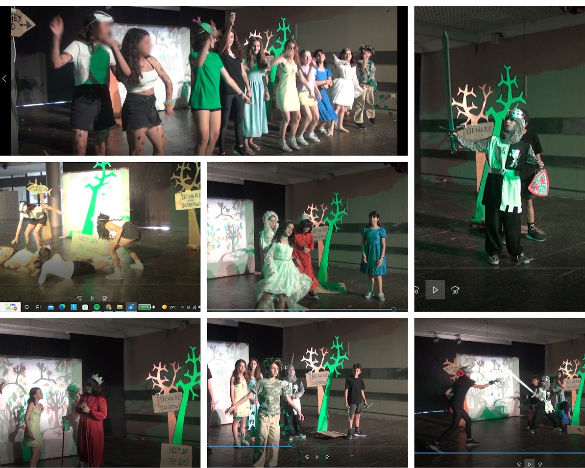 The 6e SIB pupils performed a theatrical adaptation of the Jabberwocky poem-3
