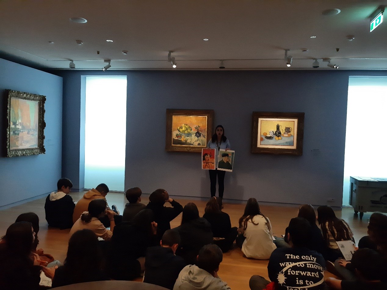 Επίσκεψη των μαθητών Α’ Γυμνασίου στο Μουσείο Μοντέρνας και Σύγχρονης Τέχνης Γουλανδρή-1