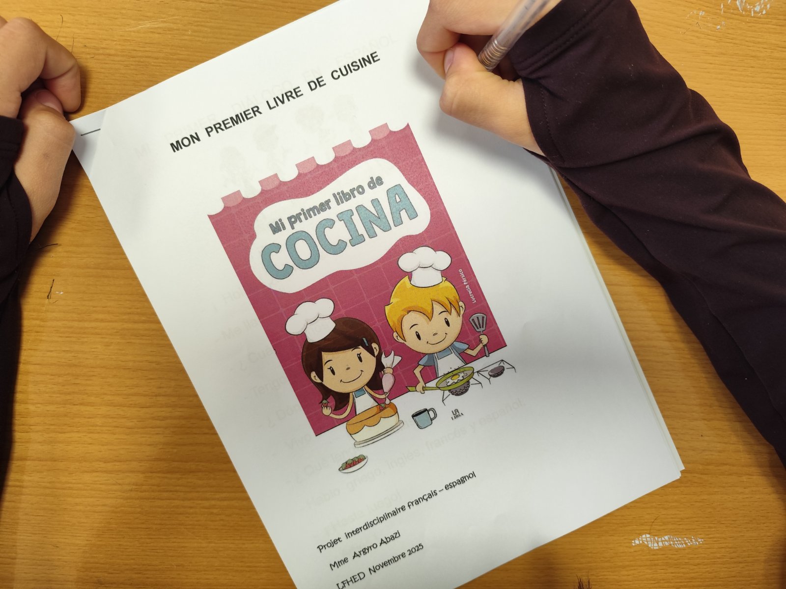 La 4e de la section hellénique FLE découvre la gastronomie du monde hispanophone-0