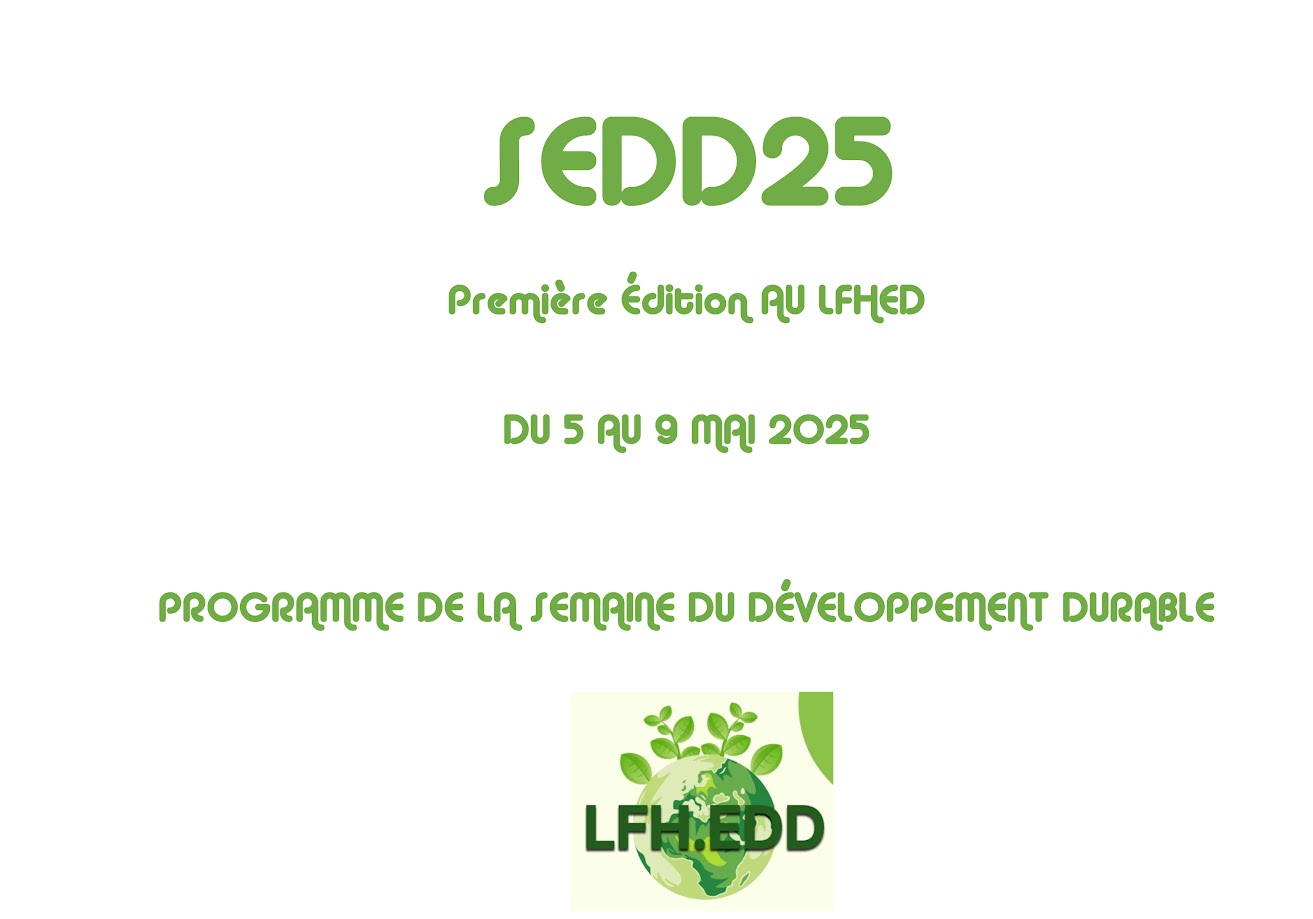 Une première SEDD au LFHED : place à l'engagement écologique !