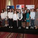Nos élèves à l'Ambassade de France à l’occasion du projet « Livret régional sur les Jeux Olympiques et Paralympiques (JOP) »
