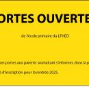 PORTES OUVERTES de l’école primaire du LFHED