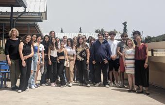 12 élèves italiennes (Palerme, Messine) partagent la vie du LFHED au troisième trimestre-4