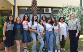 12 élèves italiennes (Palerme, Messine) partagent la vie du LFHED au troisième trimestre-2