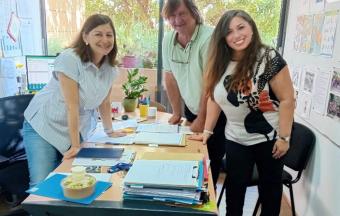 Partenariats de coopération Erasmus +: des collègues italiens en séjour Erasmus + au LFHED
