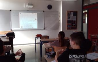Notre classe de A5 FLE section hellénique correspond avec les élèves du Jura-1