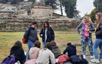 Cinquièmes LVB italien : une journée de partage autour de la Nature et du Patrimoine avec leurs correspondants d'Italie-4