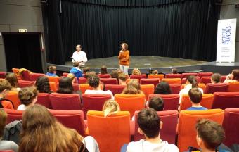 Semaine de la démocratie scolaire : les délégués du LFHED au Parlement et à l’Institut français !-10