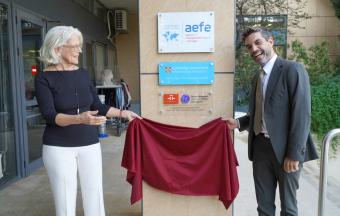 Plaque commémorative de la convention entre le LFHED et l’Institut Cervantes-3