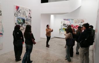 Les élèves de LLCE à la découverte de l'art contemporain-0