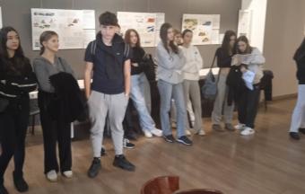 Nos élèves de FLE à l’exposition du Monde sans fin de l’Institut français-5