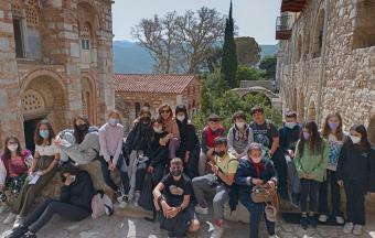 La classe de 5ème2 Ogalch visite le monastère d’Osios Loukas-0