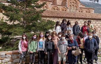 La classe de 5ème2 Ogalch visite le monastère d’Osios Loukas-1