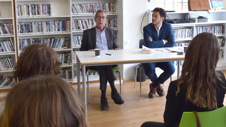 Rencontre au Lycée franco-hellénique d'Athènes, AEFE avec Jean-Maurice Ripert et présentation de son ouvrage : « Diplomatie de combats ».