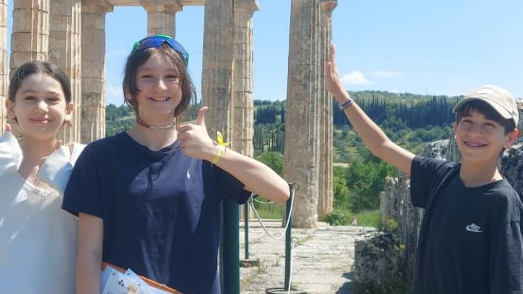 Voyage dans le temps sur le site antique de Némée pour nos élèves de 6e !