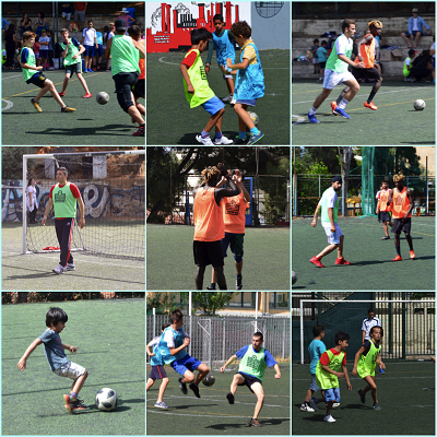 Rencontre sportive de jeunes réfugiés du centre JRS d’Athènes avec nos élèves au LFHED-3