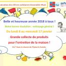 L'epicerie sociale vous souhaite une bonne année 2018 ! 