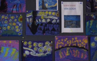 Les classes de CP du LFHED à l'étude du peintre Van Gogh-3